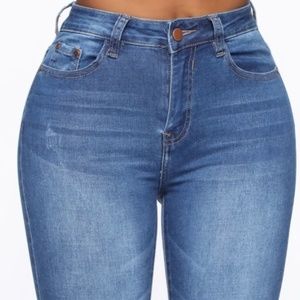 Fashion Nova Light blue jeans
